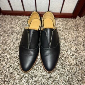 Nisolo Black Leather Women's Loafers